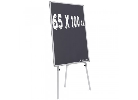 Chalky Teleskopik Ayaklı Kara Tahta 65x100 cm